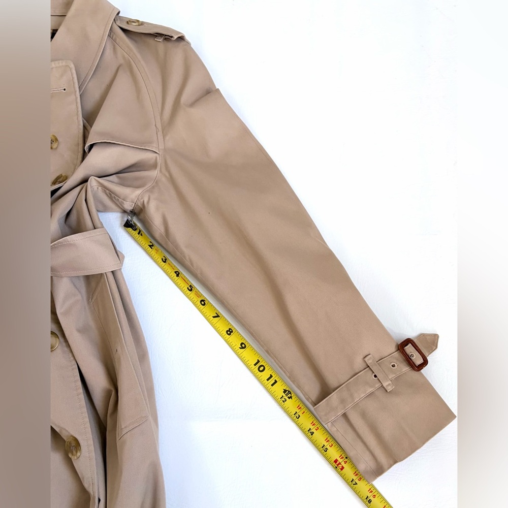 Burberry Long Kensington Heritage Trench Coat Vintage Women size UK 14 or US 12 - Picture 10 of 16